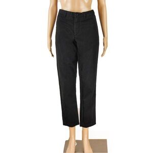 Vintage Y2K 2000s Prada Black Capri Ankle Crop Trouser Pants